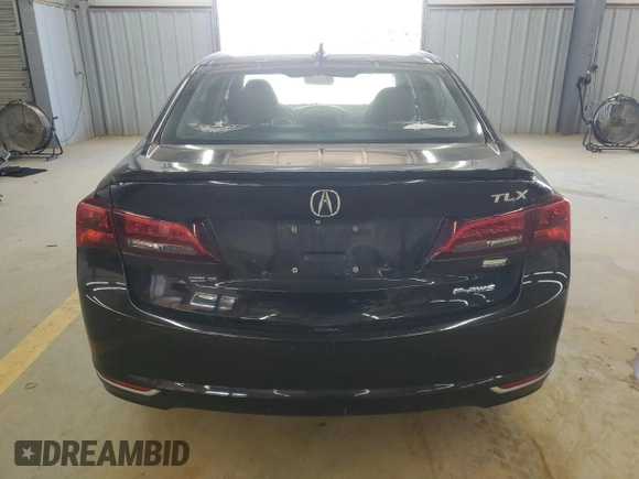2015 Acura TLX Technology with VIN 19UUB1F55FA006403, listed as a Copart auction lot 61281425 with 97,515 mi miles and Salvage title. Bid and sale history available at DreamBid. Image 6.