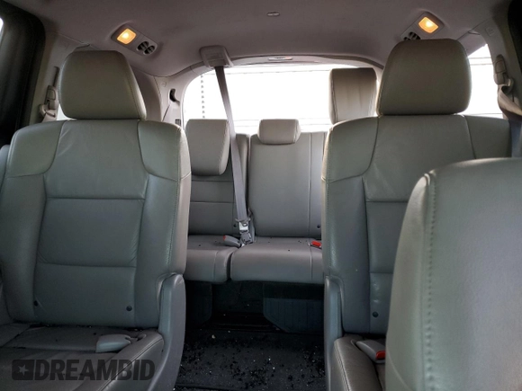 2012 Honda Odyssey EX-L with VIN 5FNRL5H64CB002814, listed as a Copart auction lot 44134505 with 131,235 mi miles and Salvage Title. Bid and sale history available at carsss.com. Image 10.