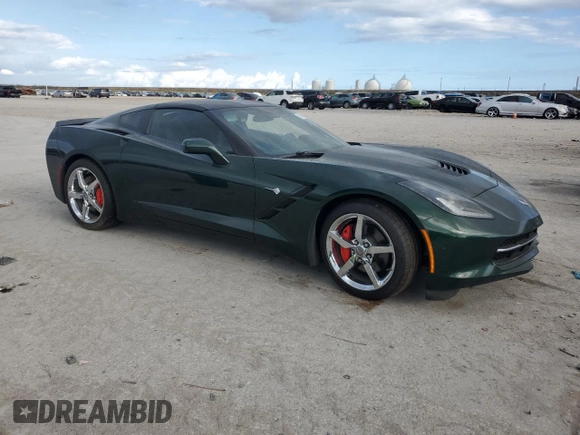 2014 Chevrolet Corvette 1LT with VIN 1G1YA2D78E5103009, listed as a Copart auction lot 43945745 with 120,811 mi miles and Salvage Title. Bid and sale history available at carsss.com. Image 4.