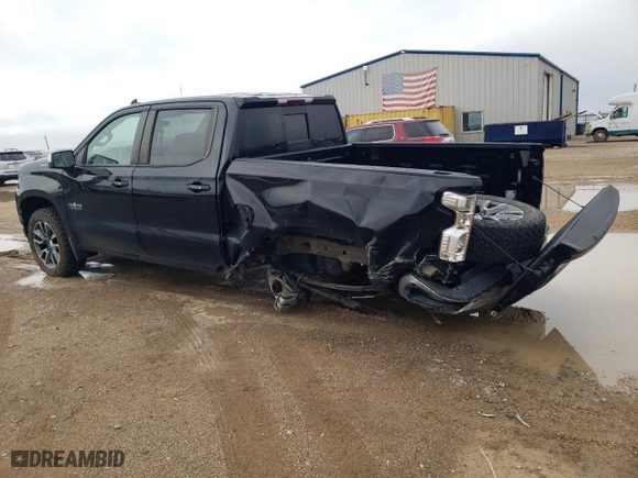 2019 Chevrolet Silverado 1500 LT with VIN 3GCPWCED4KG256411, listed as a Copart auction lot 51930345 with 73,485 mi miles and Salvage Title. Bid and sale history available at carsss.com. Image 2.