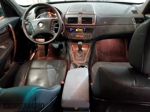 2004 BMW X3 2.5i with VIN WBXPA73484WC42708, listed as a Copart auction lot 50508095 with 262,417 mi miles and Salvage Title. Bid and sale history available at DreamBid. Image 8.