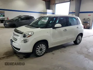 2014 FIAT 500L Easy z VIN ZFBCFABH9EZ019012, wystawiony jako Copart lot #63254015 z przebiegiem 57 078 mil mil oraz Czysty tytuł • Clean title. Historia ofert i sprzedaży dostępna na DreamBid. Obrazek 1.