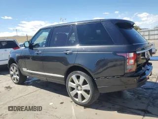 2014 Land Rover Range Rover Supercharged Autobiography with VIN SALGV2TF3EA155471, listed as a Copart auction lot 50352795 with 71,390 mi miles and Salvage title. Bid and sale history available at DreamBid. Image 2.