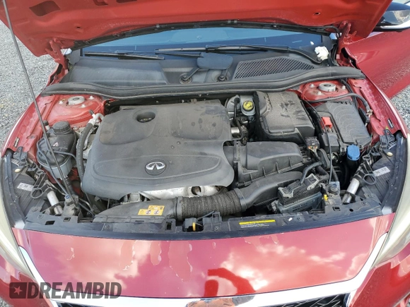 2017 Infiniti QX30 Sport with VIN SJKCH5CP1HA020580, listed as a Copart auction lot 75184324 with 0 mi miles and Salvage Title. Bid and sale history available at carsss.com. Image 12.