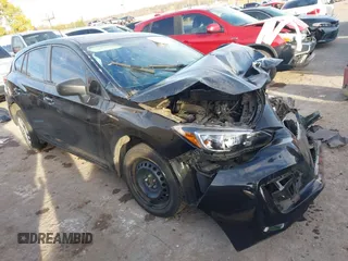 2017 Subaru Impreza with VIN 4S3GTAA68H3734393, listed as a IAAI auction lot 40961793 with 75,235 mi miles. Bid and sale history available at carsss.com. Image 1.