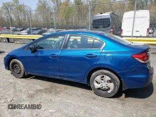 2014 Honda Civic Sedan LX with VIN 2HGFB2F59EH545296, listed as a Copart auction lot 52674245 with 140,871 mi miles and Salvage Title. Bid and sale history available at carsss.com. Image 2.