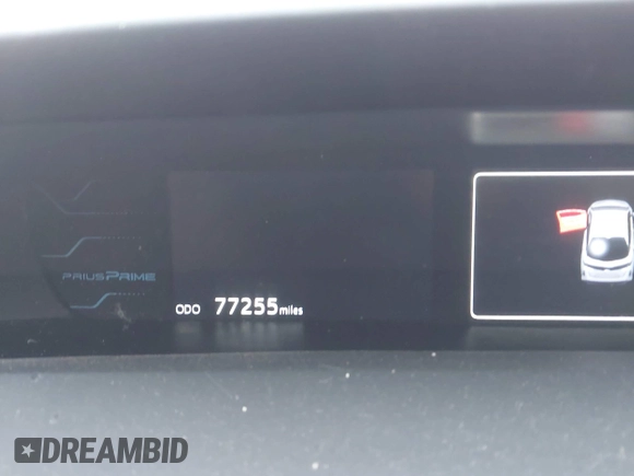 2018 Toyota Prius Plus with VIN JTDKARFP5J3095377, listed as a IAAI auction lot 42153552 with 77,255 mi miles and . Bid and sale history available at DreamBid. Image 16.