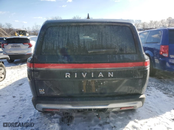 2023 Rivian R1S Adventure with VIN 7PDSGABA7PN026858, listed as a Copart auction lot 44236755 with NaN miles and Salvage Title. Bid and sale history available at carsss.com. Image 6.