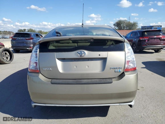 2007 Toyota Prius with VIN JTDKB20U977666583, listed as a Copart auction lot 83331494 with 0 mi miles and Non Repairable. Bid and sale history available at carsss.com. Image 6.
