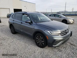 2022 Volkswagen Tiguan S with VIN 3VV0B7AX2NM038768, listed as a Copart auction lot 48081425 with 77,065 mi miles and Salvage Title. Bid and sale history available at carsss.com. Image 4.