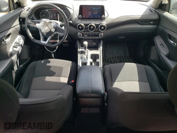 2022 Nissan Sentra SV with VIN 3N1AB8CV2NY296465, listed as a Copart auction lot 52352655 with 37,403 mi miles and Salvage Title. Bid and sale history available at DreamBid. Image 8.