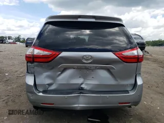 2015 Toyota Sienna XLE with VIN 5TDYK3DC0FS592251, listed as a Copart auction lot 60126165 with 118,925 mi miles and Salvage title. Bid and sale history available at DreamBid. Image 6.