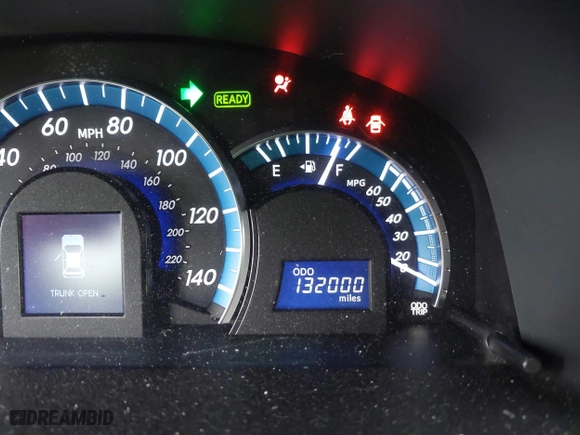 2014 Toyota Camry Hybrid LE with VIN 4T1BD1FK2EU134838, listed as a IAAI auction lot 41912000 with 132,000 mi miles. Bid and sale history available at carsss.com. Image 7.
