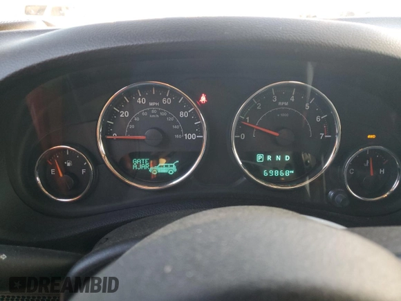 2018 Jeep Wrangler JK Unlimited Sport S with VIN 1C4BJWDG3JL907051, listed as a Copart auction lot 80491674 with 69,868 mi miles and Salvage Title. Bid and sale history available at carsss.com. Image 9.