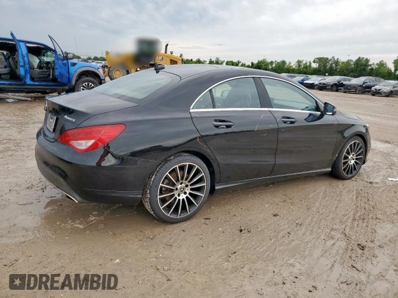 2019 Mercedes-Benz CLA 250 with VIN WDDSJ4GB6KN762832, listed as a Copart auction lot 58600715 with 52,375 mi miles and Salvage title. Bid and sale history available at DreamBid. Image 3.
