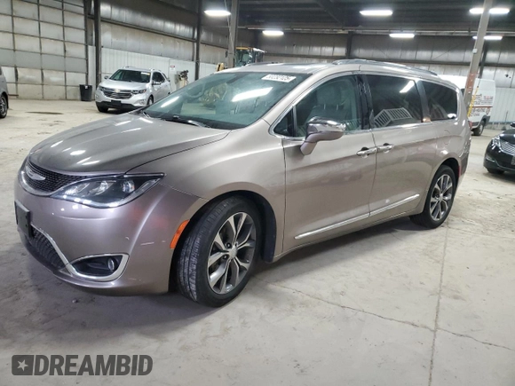 2017 Chrysler Pacifica Limited with VIN 2C4RC1GG3HR752008, listed as a Copart auction lot 50232125 with 125,994 mi miles and Salvage Title. Bid and sale history available at DreamBid. Image 1.