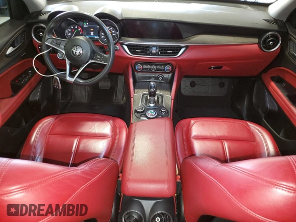 2019 Alfa Romeo Stelvio Ti Sport z VIN ZASPAKBN2K7C43312, wystawiony jako Copart lot #49851515 z przebiegiem 66 732 mil mil oraz Szkoda całkowita • Salvage title. Historia ofert i sprzedaży dostępna na DreamBid. Obrazek 8.