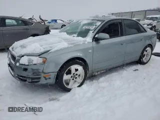 2005 Audi A4 2.0T with VIN WAUDF68E25A435944, listed as a Copart auction lot 42164815 with 0 mi miles and Salvage Title. Bid and sale history available at carsss.com. Image 1.