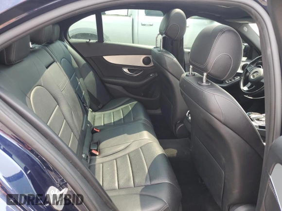 2017 Mercedes-Benz C 43 AMG with VIN 55SWF6EB4HU181167, listed as a Copart auction lot 59149685 with 107,499 mi miles and Salvage title. Bid and sale history available at DreamBid. Image 10.