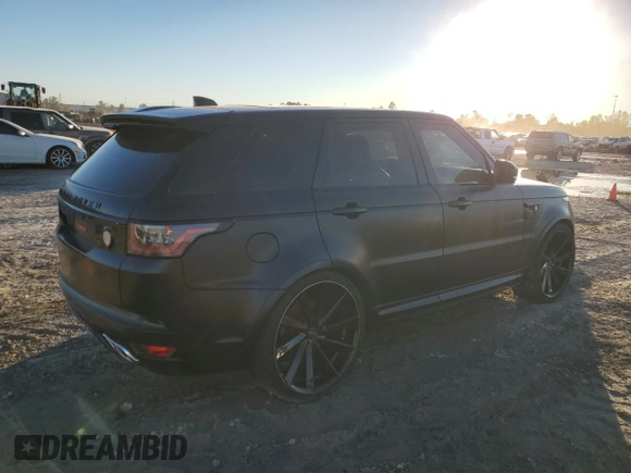 2021 Land Rover Range Rover Sport SVR with VIN SALWZ2RE5MA780919, listed as a Copart auction lot 84604744 with 36,867 mi miles and Salvage Title. Bid and sale history available at DreamBid. Image 3.
