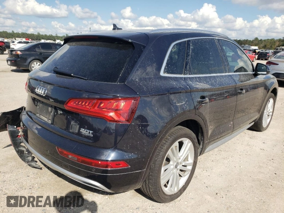 2018 Audi Q5 Premium Plus with VIN WA1BNAFY9J2135135, listed as a Copart auction lot 66545142 with 47,006 mi miles. Bid and sale history available at carsss.com. Image 4.