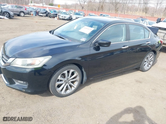2015 Honda Accord Sedan Sport with VIN 1HGCR2F51FA103935, listed as a IAAI auction lot 41834129 with 96,954 mi miles. Bid and sale history available at carsss.com. Image 18.