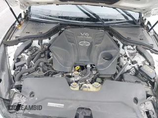2019 Infiniti Q50 Signature Edition with VIN JN1EV7AP9KM514861, listed as a IAAI auction lot 41805236 with 58,286 mi miles and . Bid and sale history available at carsss.com. Image 10.