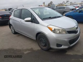 2012 Toyota Yaris L with VIN JTDKTUD30CD525956, listed as a IAAI auction lot 42057788 with 191,307 mi miles. Bid and sale history available at carsss.com. Image 1.