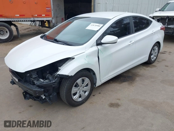 2016 Hyundai Elantra SE with VIN 5NPDH4AE6GH775864, listed as a IAAI auction lot 41870980 with 110,886 mi miles. Bid and sale history available at carsss.com. Image 19.