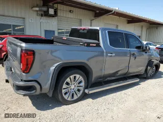 2022 GMC Sierra 1500 Limited Denali with VIN 1GTU9FEL8NZ101061, listed as a Copart auction lot 70757044 with 49,425 mi miles and Salvage Title. Bid and sale history available at carsss.com. Image 3.
