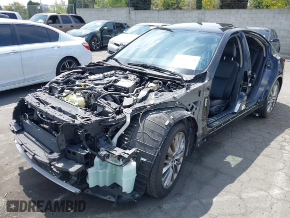 2020 Infiniti Q50 Luxe with VIN JN1EV7AP6LM204443, listed as a IAAI auction lot 42039728 with 58,745 mi miles and . Bid and sale history available at DreamBid. Image 6.