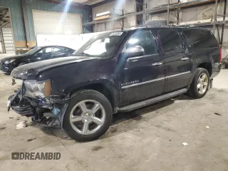2014 Chevrolet Suburban LTZ with VIN 1GNSCKE05ER176024, listed as a Copart auction lot 45469385 with 215,366 mi miles and Salvage title. Bid and sale history available at DreamBid. Image 1.