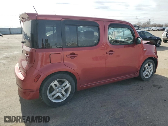 2009 Nissan Cube SL with VIN JN8AZ28R29T127339, listed as a Copart auction lot 49831125 with Not Provided miles and Salvage Title. Bid and sale history available at DreamBid. Image 3.