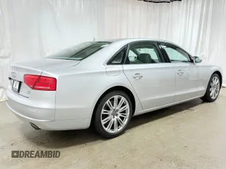 2012 Audi A8 L with VIN WAURVAFD1CN017810, listed as a Copart auction lot 55143005 with 52,109 mi miles and Clean Title. Bid and sale history available at carsss.com. Image 4.