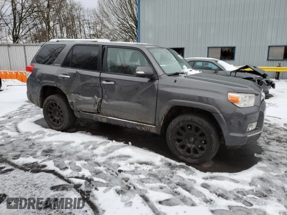 2010 Toyota 4Runner Trail with VIN JTEBU5JR0A5018408, listed as a Copart auction lot 44556665 with 258,769 mi miles and Salvage Title. Bid and sale history available at DreamBid. Image 4.