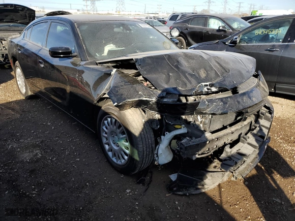 2020 Dodge Charger Police with VIN 2C3CDXKT5LH186897, listed as a Copart auction lot 83311534 with 77,901 mi miles and Salvage Title. Bid and sale history available at carsss.com. Image 4.