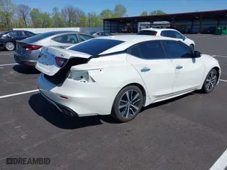 2022 Nissan Maxima SV with VIN 1N4AA6CV5NC504051, listed as a IAAI auction lot 41989992 with 74,862 mi miles. Bid and sale history available at carsss.com. Image 4.