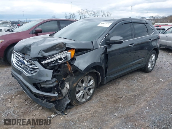 2020 Ford Edge Titanium with VIN 2FMPK4K93LBA55441, listed as a IAAI auction lot 41823875 with 1 mi miles. Bid and sale history available at carsss.com. Image 17.