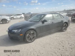 2019 Audi A4 Premium z VIN WAUGMAF46KN018153, wystawiony jako Copart lot #49652305 z przebiegiem 80 307 mil mil oraz Szkoda całkowita • Salvage title. Historia ofert i sprzedaży dostępna na DreamBid. Obrazek 1.