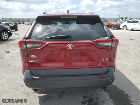 2019 Toyota RAV4 XLE with VIN 2T3W1RFV1KC014598, listed as a Copart auction lot 51783125 with 48,851 mi miles and Salvage Title. Bid and sale history available at carsss.com. Image 6.