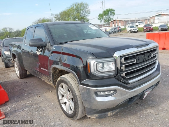 2016 GMC Sierra 1500 SLE with VIN 1GTV2MEC1GZ162302, listed as a IAAI auction lot 42049040 with 183,443 mi miles. Bid and sale history available at carsss.com. Image 1.