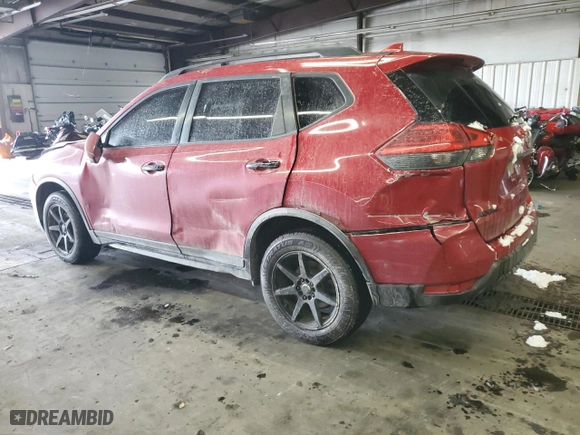 2017 Nissan Rogue SV with VIN JN8AT2MV1HW284894, listed as a Copart auction lot 88155065 with 120,721 mi miles and Salvage Title. Bid and sale history available at carsss.com. Image 2.