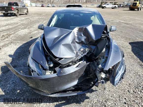 2025 Tesla Model 3 Long Range with VIN 5YJ3E1EB6SF921092, listed as a Copart auction lot 46918025 with 1,403 mi miles and Salvage Title. Bid and sale history available at DreamBid. Image 5.