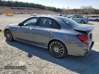 2020 Mercedes-Benz C with VIN 55SWF8DB1LU326641, listed as a Copart auction lot 47589655 with 37,255 mi miles and Salvage Title. Bid and sale history available at carsss.com. Image 2.