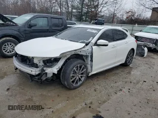 2018 Acura TLX w/Technology Pkg with VIN 19UUB3F55JA003067, listed as a Copart auction lot 82958724 with 115,891 mi miles and Salvage Title. Bid and sale history available at carsss.com. Image 1.