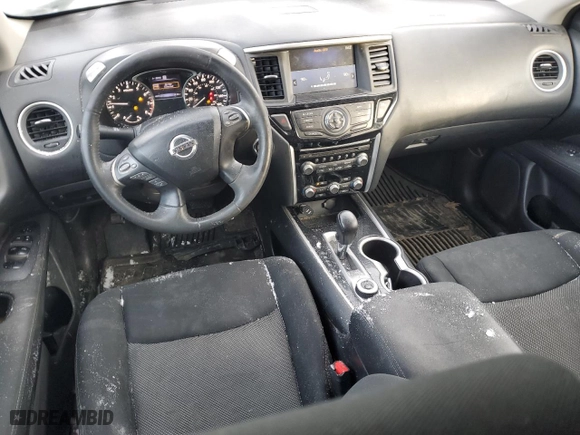 2017 Nissan Pathfinder S with VIN 5N1DR2MMXHC655210, listed as a Copart auction lot 88982415 with 190771 miles and Clean Title. Bid and sale history available at carsss.com. Image 8.