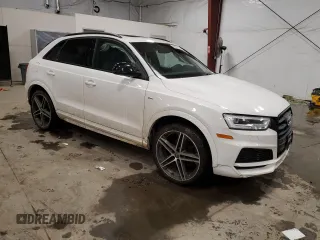 2018 Audi Q3 Premium Plus z VIN WA1JCCFS2JR023745, wystawiony jako Copart lot #86858734 z przebiegiem 83 720 mil mil oraz Szkoda całkowita • Salvage title. Historia ofert i sprzedaży dostępna na DreamBid. Obrazek 4.