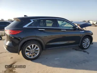2022 Infiniti QX50 Pure with VIN 3PCAJ5AA9NF117753, listed as a Copart auction lot 56597475 with 30,680 mi miles and Salvage title. Bid and sale history available at DreamBid. Image 3.