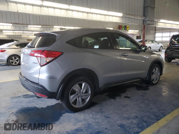 2019 Honda HR-V EX-L with VIN 3CZRU6H76KM727749, listed as a Copart auction lot 86891134 with 69,980 mi miles and Salvage Title. Bid and sale history available at carsss.com. Image 3.