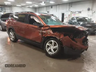2019 GMC Terrain SLE z VIN 3GKALTEX0KL234782, wystawiony jako IAAI lot #41924354 z przebiegiem 128 732 mil mil oraz . Historia ofert i sprzedaży dostępna na DreamBid. Obrazek 1.